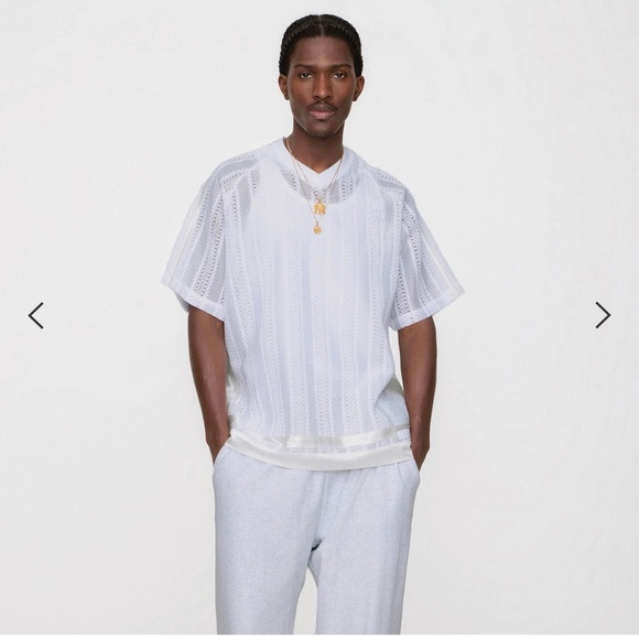 NWT Kith Leon Short Sleeve Lace Combo Jersey M - Picture 3 of 11